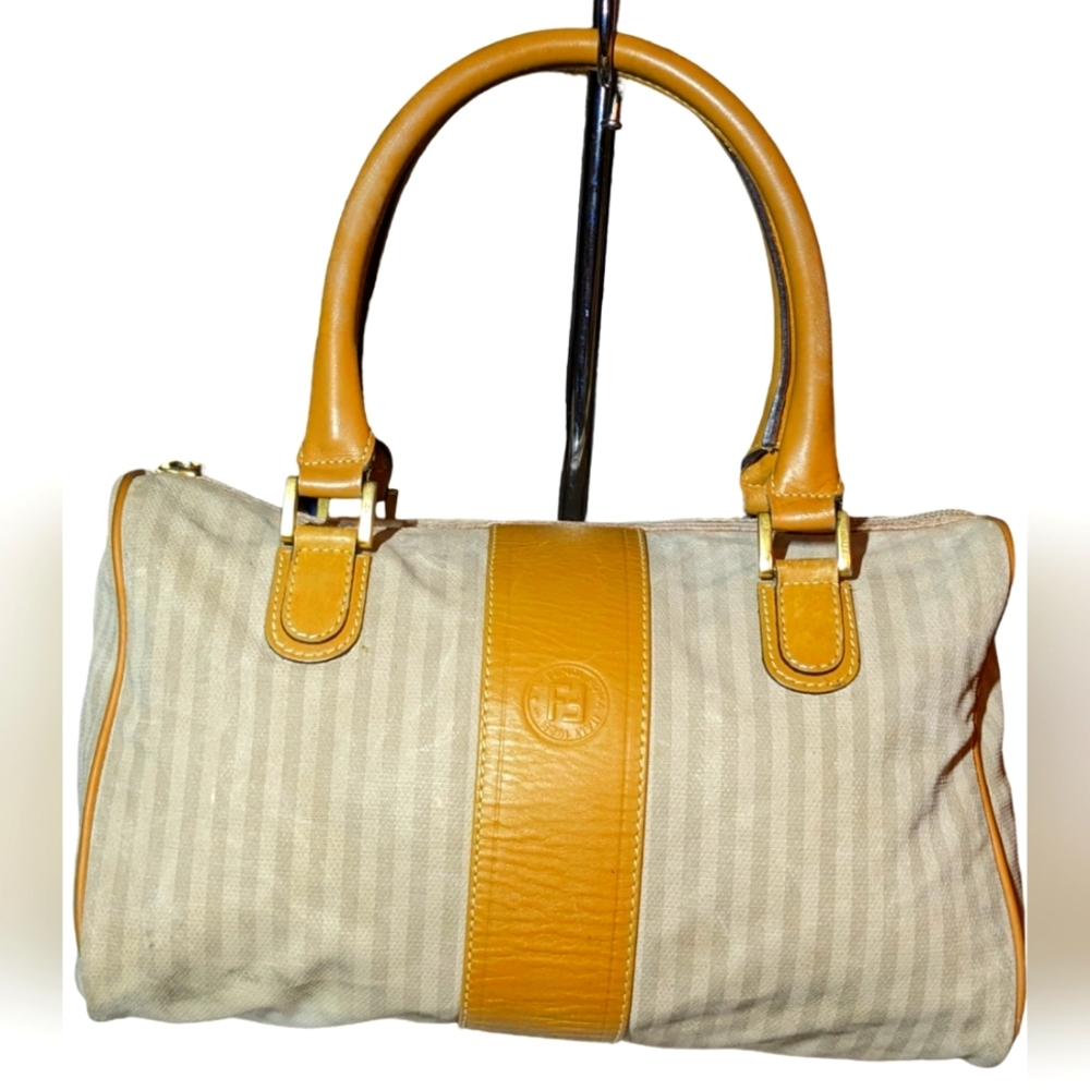 FENDI Vintage doctor Pequin Handle Bag